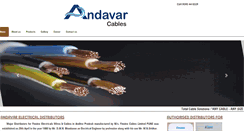 Desktop Screenshot of andavarcables.com