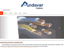 Tablet Screenshot of andavarcables.com